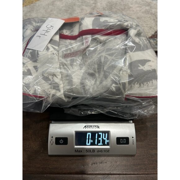 Gilligan & OMalley NWT White Gray Cotton Pajama Set Red Piping Sz XXL - Picture 15 of 15